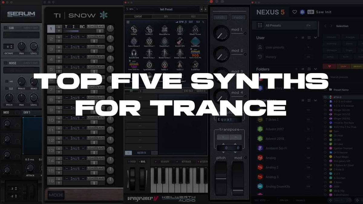 Trans Synth Top 5 Synthesizers for Trance Production in 2025 — Luke Bond Store
