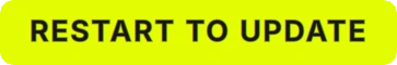 The HYPERCRATE status bar chip reading RESTART TO UPDATE